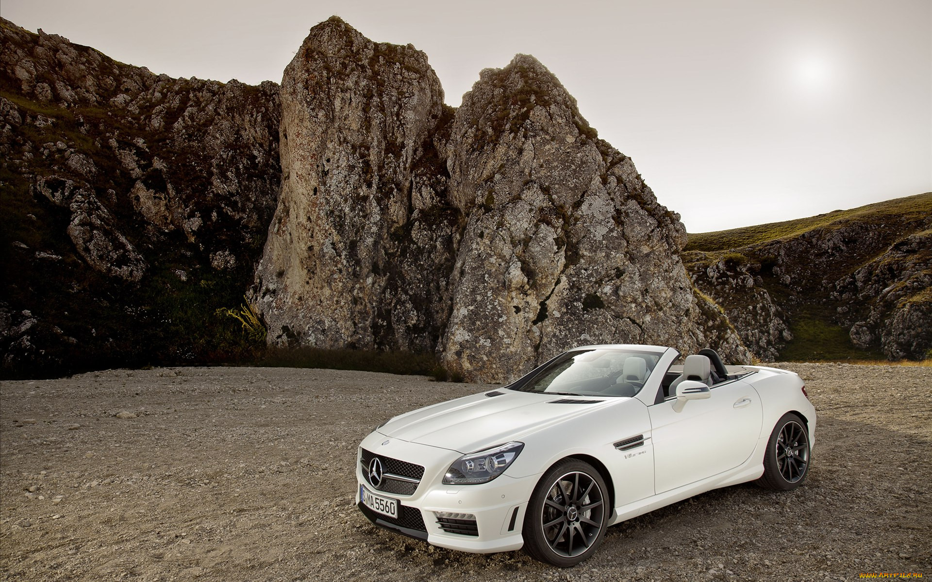 mercedes, benz, slk55, amg, 2012, 